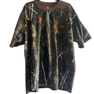 Canyon Guide Outfitters Camo T Shirt Mens 2X Hunting Outdoor‎ Short Sleeve